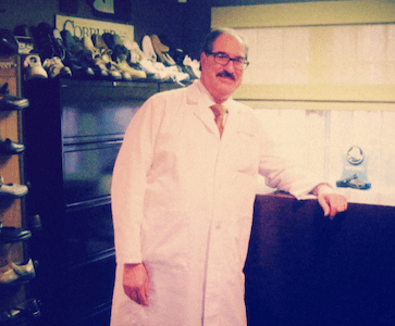 Dr. Mitchell J. Siegel in his office